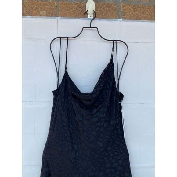 Good American Cowl Asymmetrical Dress 3/ large - Picture 4 of 12